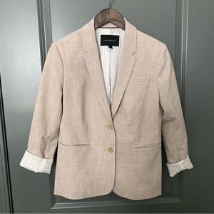 Banana Republic Tan Linen Blazer